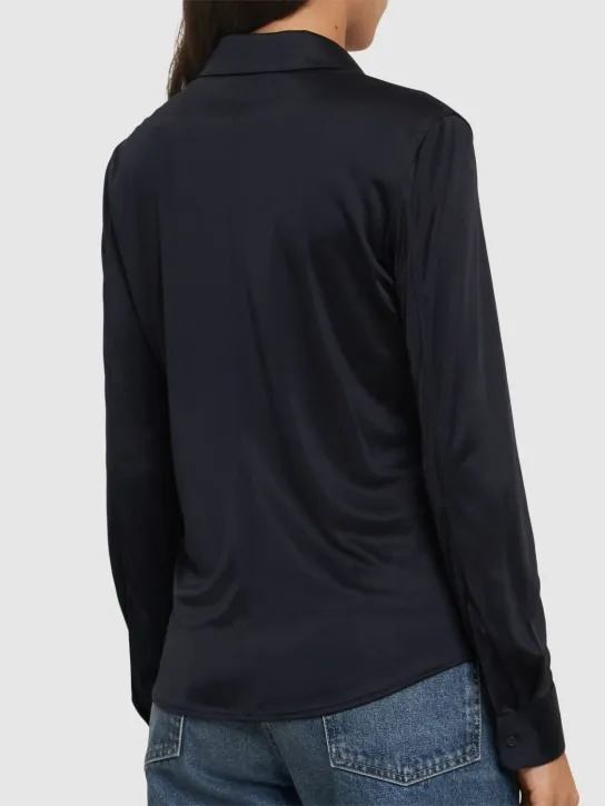 Helmut Lang   Fluid satin slim shirt 