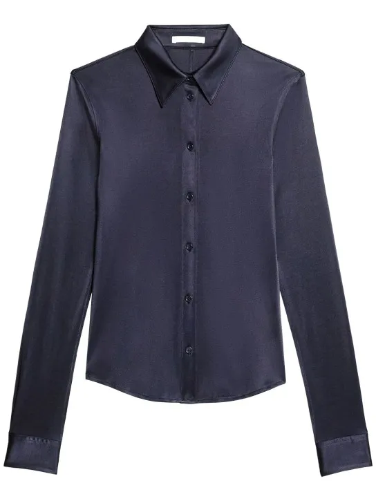 Helmut Lang   Fluid satin slim shirt 