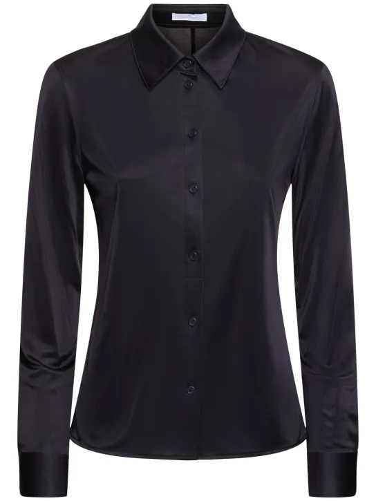 Helmut Lang   Fluid satin slim shirt 