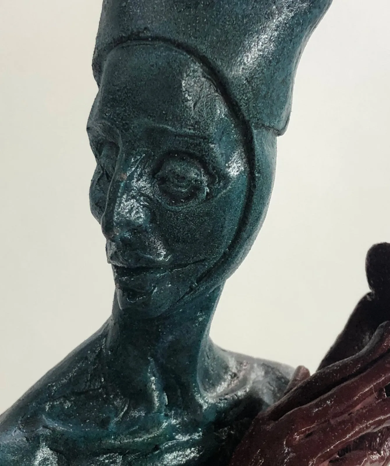 HISTORICAL MUSEUM JESTER CLOWN GIRL Bronze Sculpture Statue Figurine Art Decor