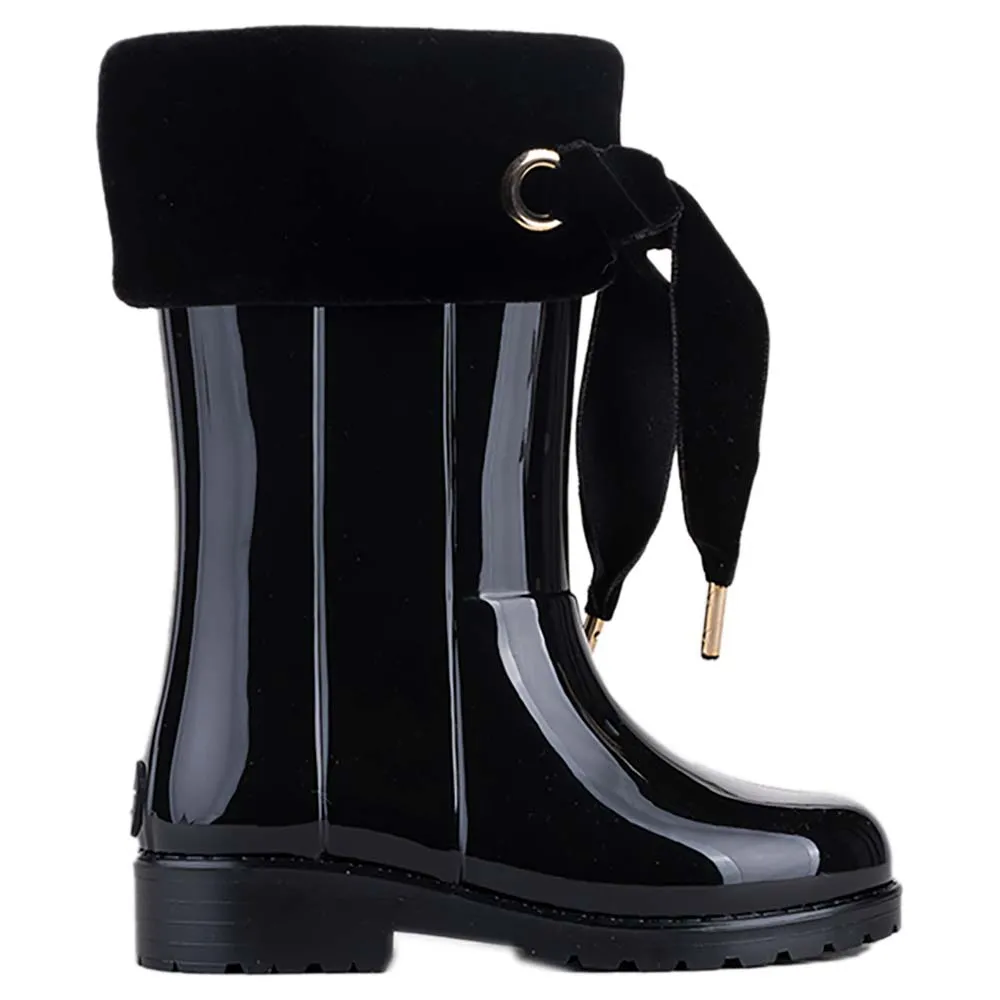 IGOR Black Velvet Wellies