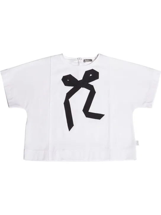 Il Gufo   Embroidered cotton jersey t-shirt 
