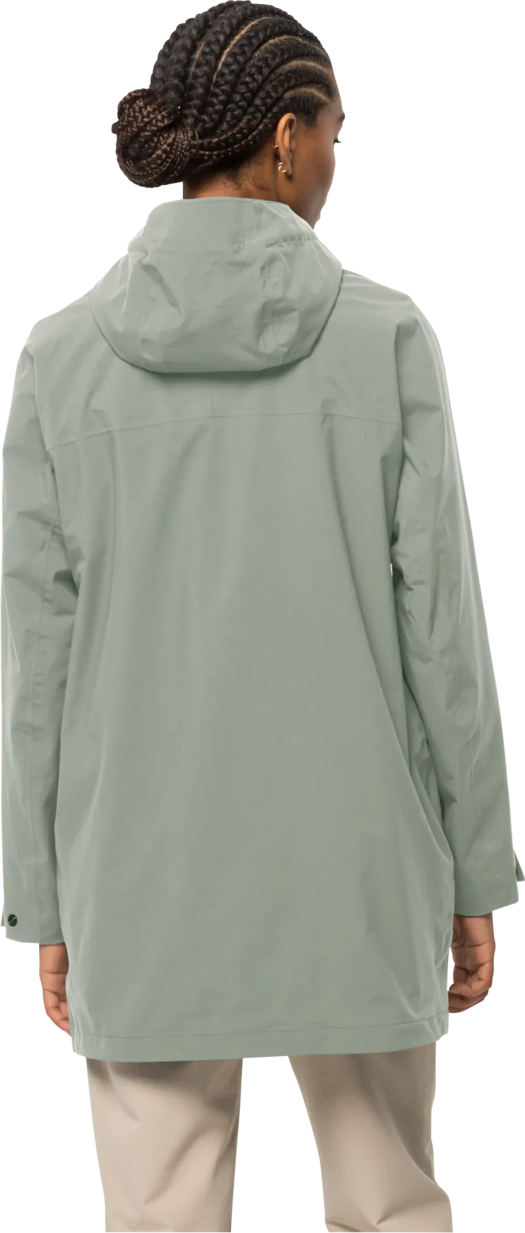 Jack Wolfskin Women&#x27;s Mainkai Long Jacket Mint Leaf | Buy Jack Wolfskin Women&#x27;s Mainkai Long Jacket Mint Leaf here | Outnorth