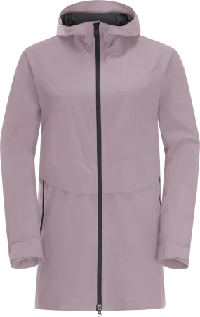 Jack Wolfskin Women&#x27;s Mainkai Long Jacket Quail | Buy Jack Wolfskin Women&#x27;s Mainkai Long Jacket Quail here | Outnorth