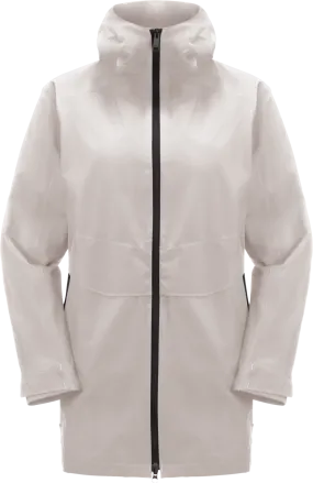 Jack Wolfskin Women&#x27;s Mainkai Long Jacket Sea Shell | Buy Jack Wolfskin Women&#x27;s Mainkai Long Jacket Sea Shell here | Outnorth