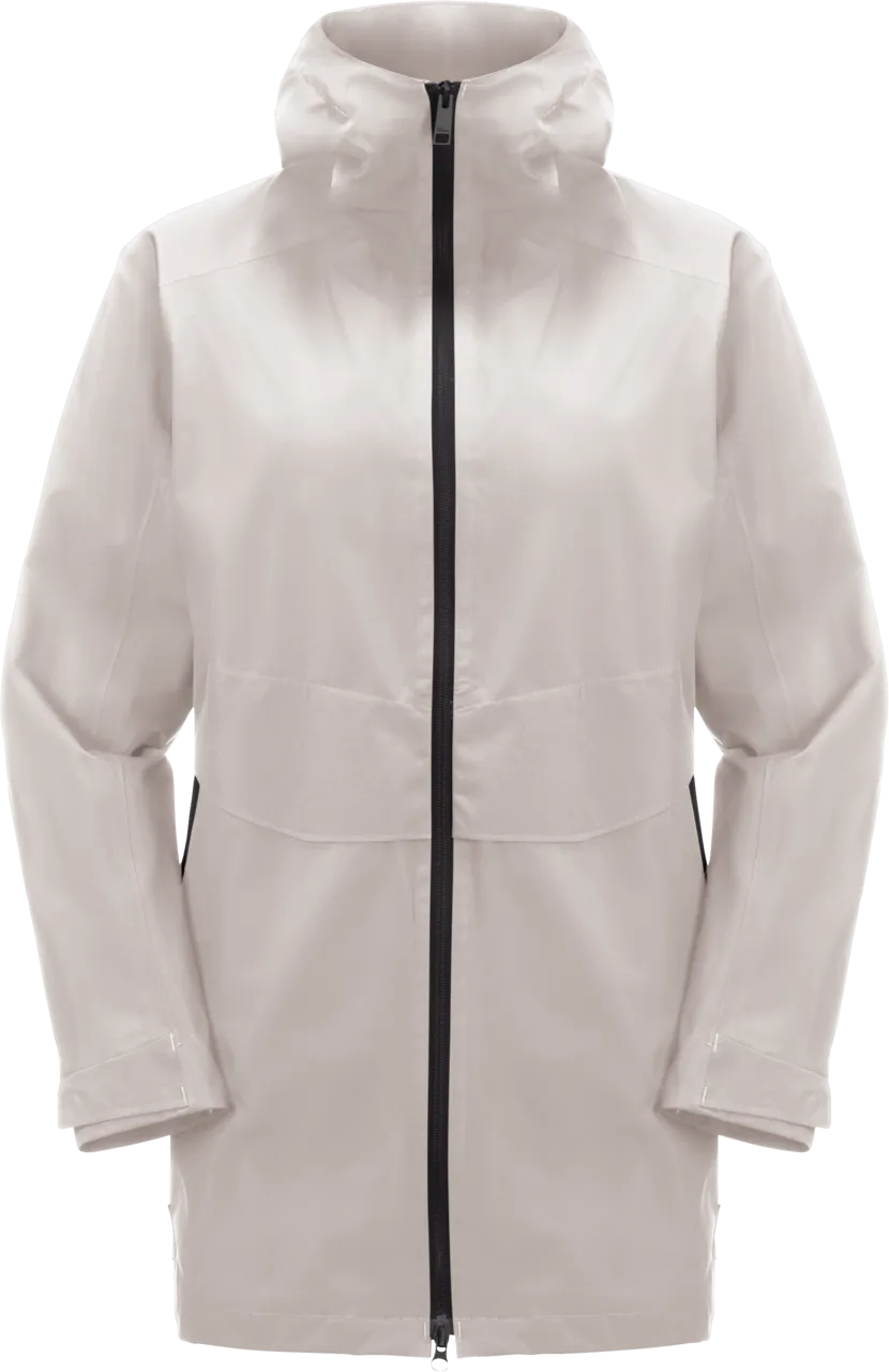 Jack Wolfskin Women&#x27;s Mainkai Long Jacket Sea Shell | Buy Jack Wolfskin Women&#x27;s Mainkai Long Jacket Sea Shell here | Outnorth