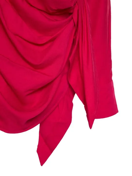 Jacquemus   La Chemise Bahia knotted viscose shirt 