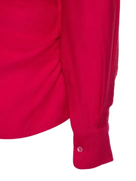 Jacquemus   La Chemise Bahia knotted viscose shirt 
