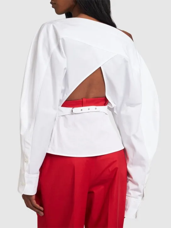 Jacquemus   La Chemise Barco poplin shirt 