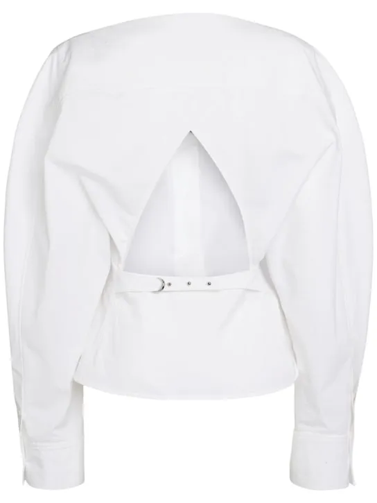 Jacquemus   La Chemise Barco poplin shirt 