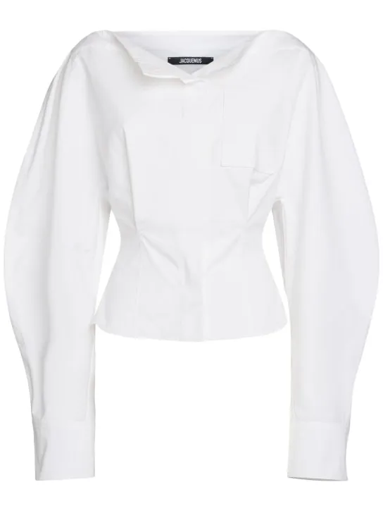 Jacquemus   La Chemise Barco poplin shirt 