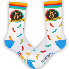 JCS 5th Anniversary Unisex Crew Sock