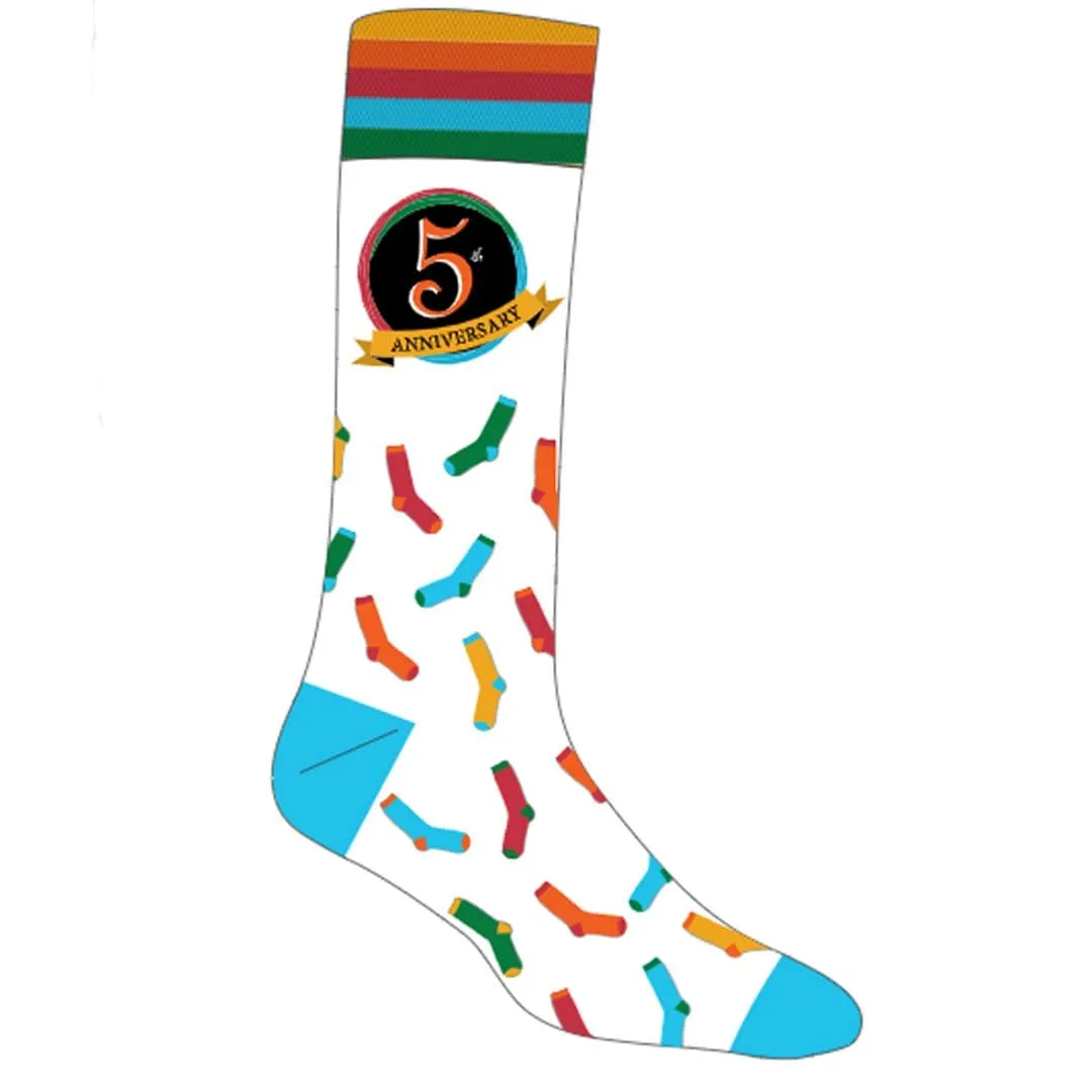 JCS 5th Anniversary Unisex Crew Sock