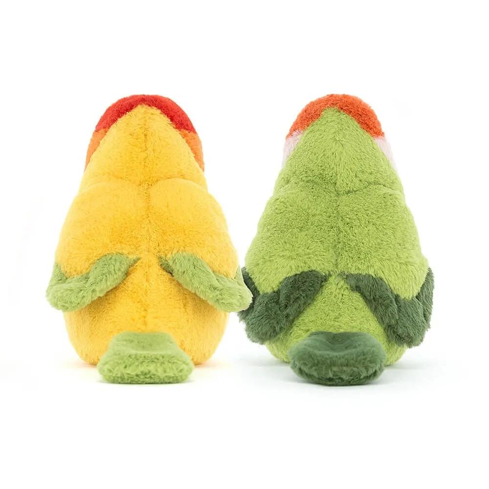 Jellycat Soft Toy A Pair Of Lovely Lovebirds