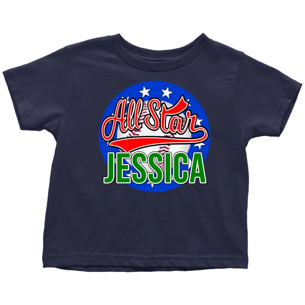 JESSICA ALL STAR TODDLER T-SHIRT FOR JESSICA