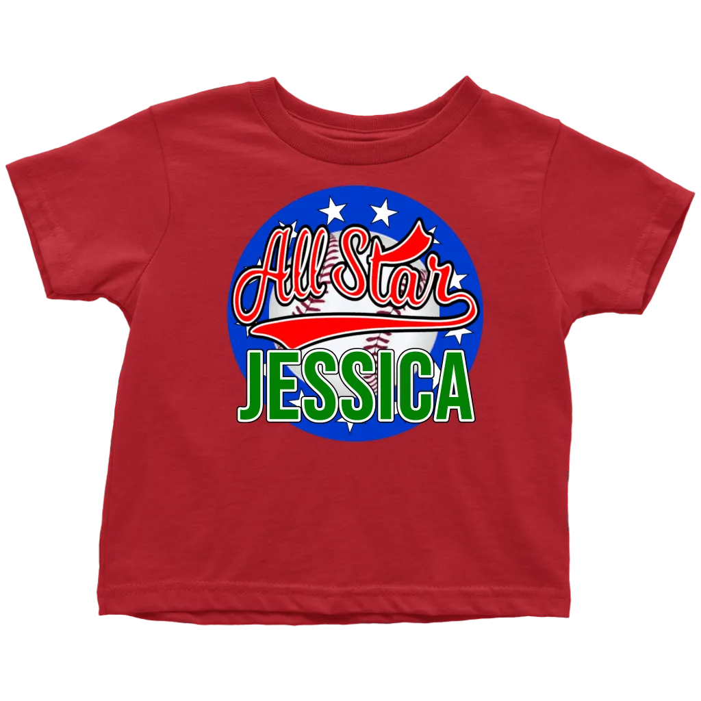 JESSICA ALL STAR TODDLER T-SHIRT FOR JESSICA