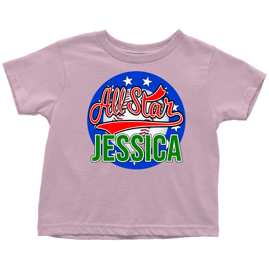 JESSICA ALL STAR TODDLER T-SHIRT FOR JESSICA