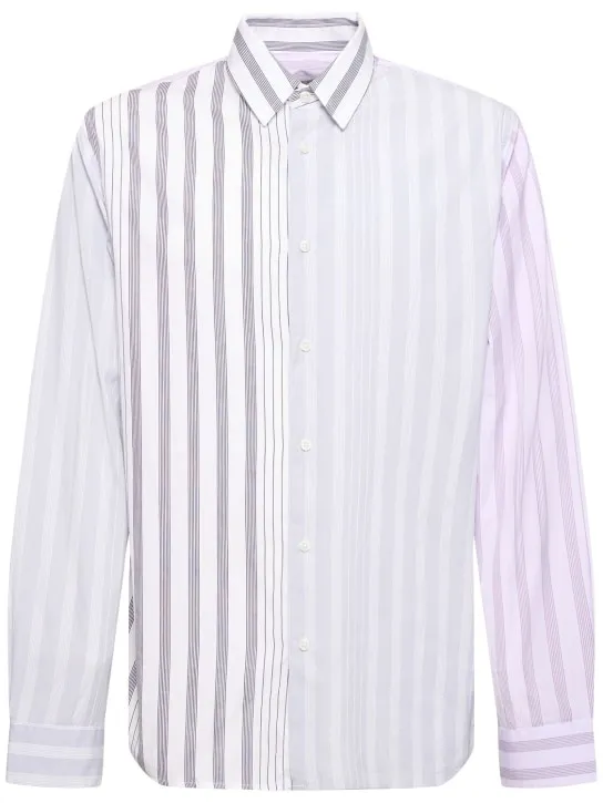 JW Anderson   Striped cotton poplin shirt 
