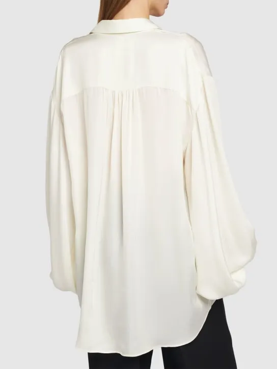 Khaite   Bam cupro shirt 
