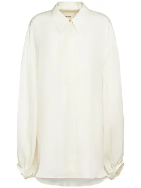 Khaite   Bam cupro shirt 