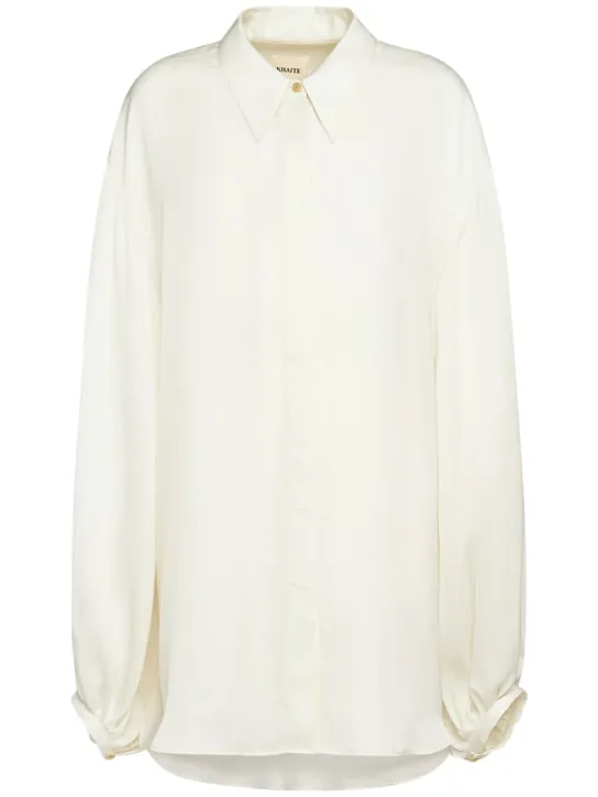 Khaite   Bam cupro shirt 