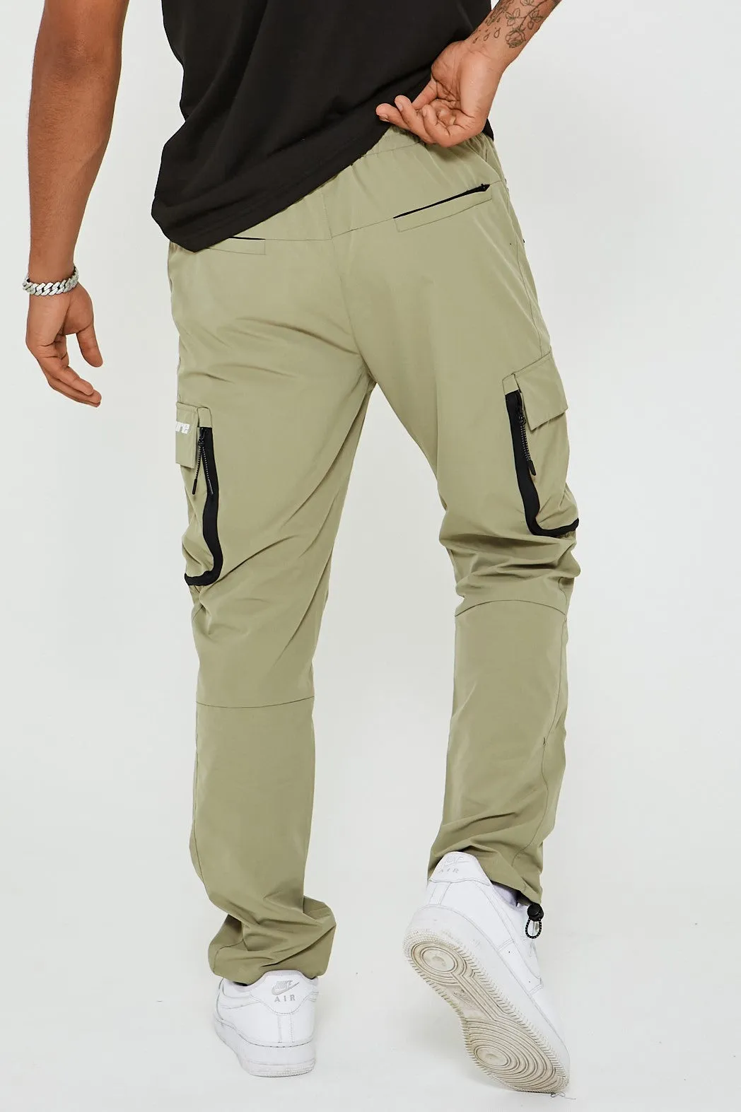 King Street Cargo Pants 2 Pack - Khaki/Blue