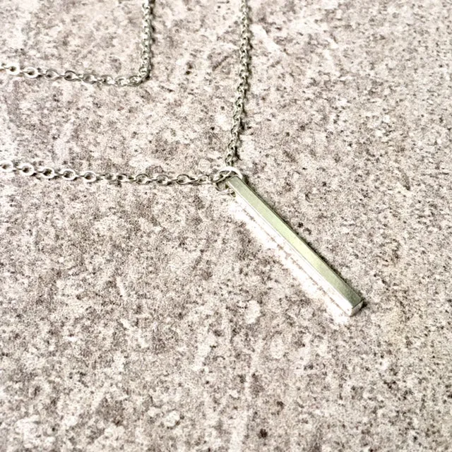 LAYERED SILVER PLATED DELICATE BIRD CHAIN NECKLACE