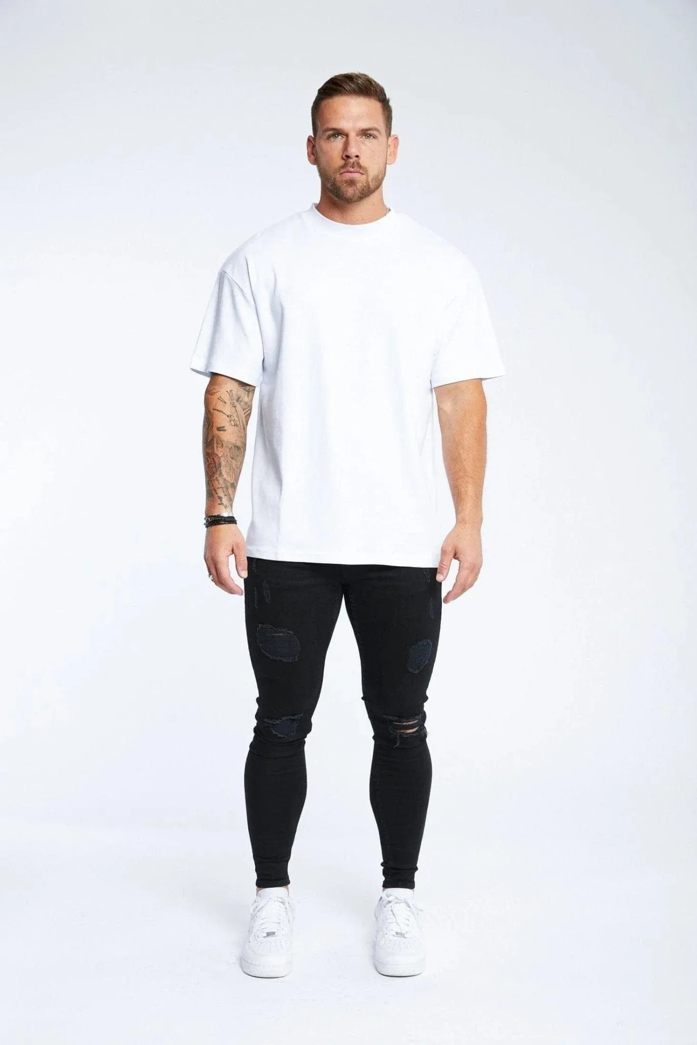 LEGEND* BASICS OVERSIZED T-SHIRT - WHITE