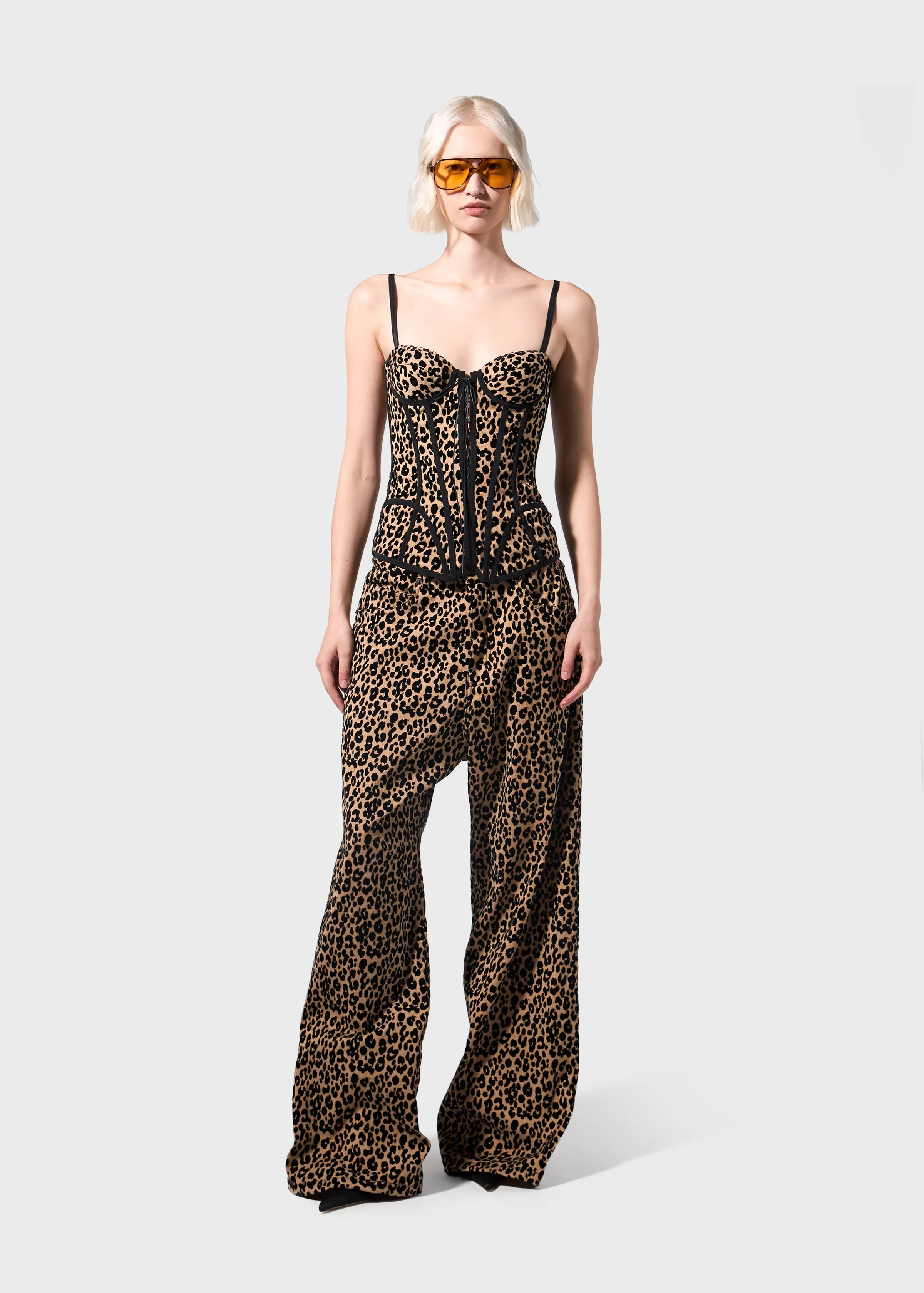 Leopard Print Bustier