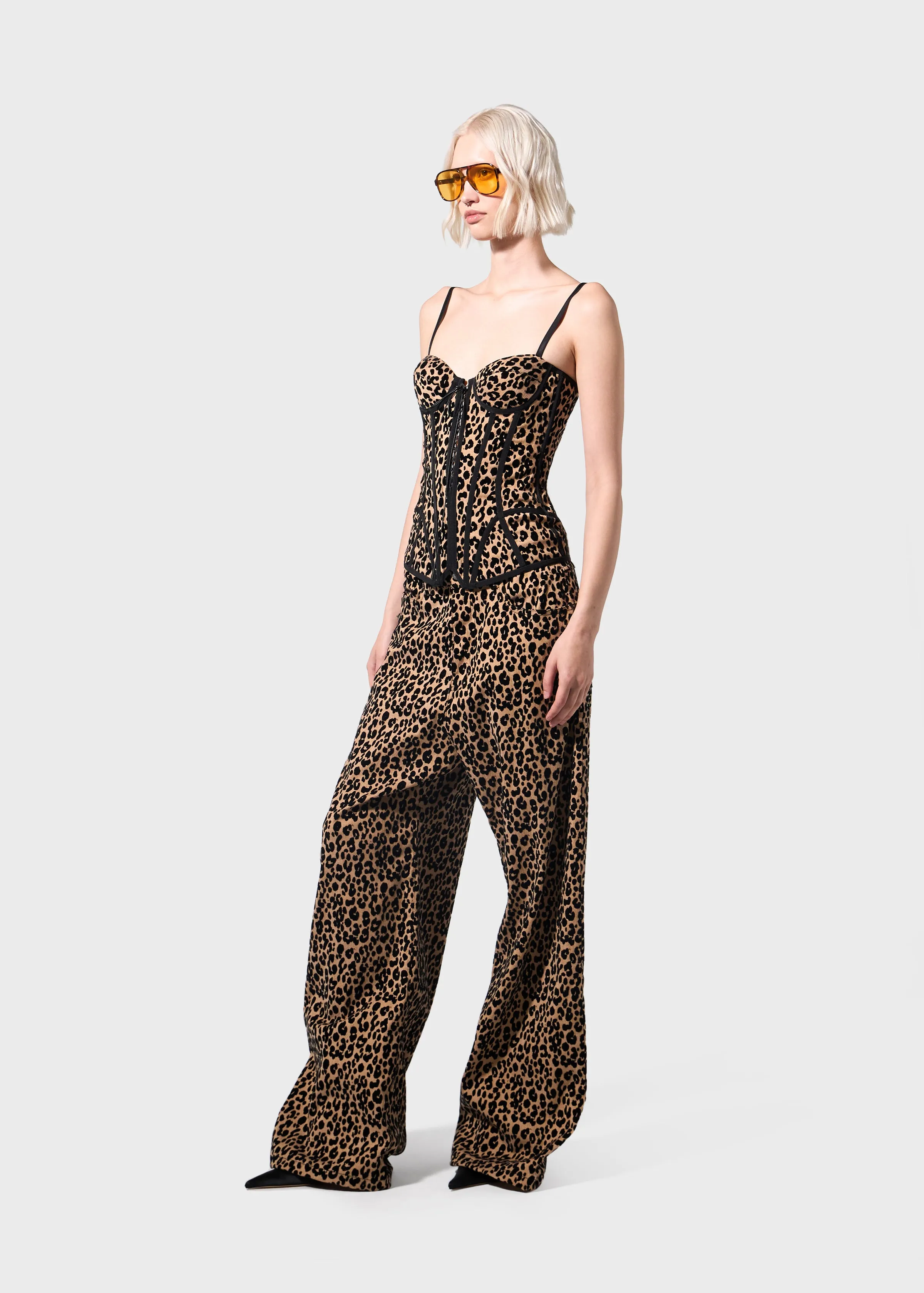 Leopard Print Bustier