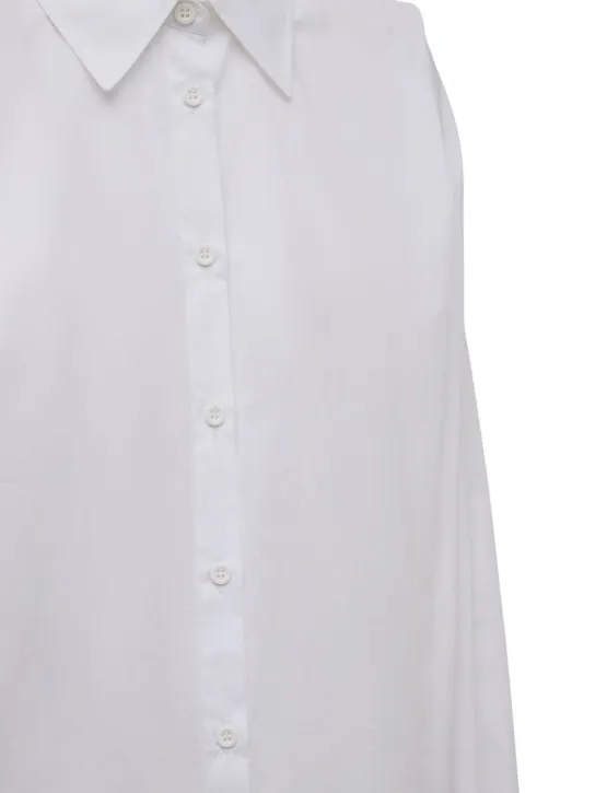 Made In Tomboy   Claire poplin shirt w/balloon sleeves 