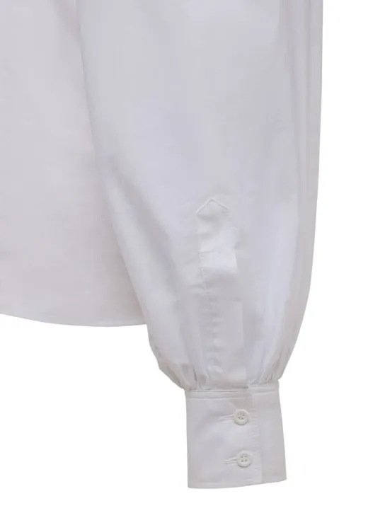 Made In Tomboy   Claire poplin shirt w/balloon sleeves 
