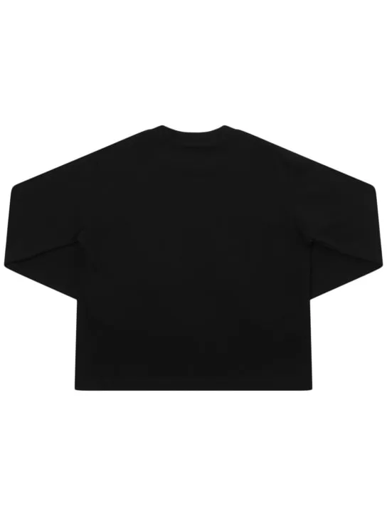Marni Junior   Cotton long sleeve t-shirt w/logo 