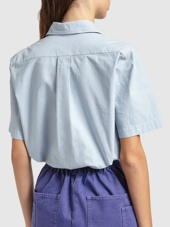 Max Mara   Adunco short sleeve cotton shirt 
