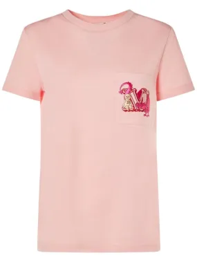 Max Mara   Elmo embroidered cotton t-shirt 