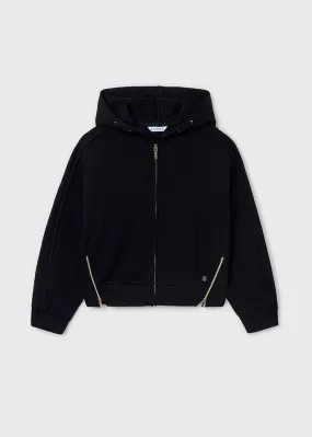 Mayoral 7487 067 - Black Fleece Hoodie