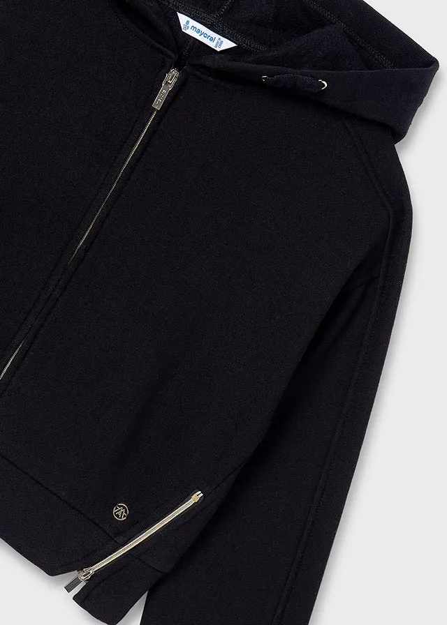 Mayoral 7487 067 - Black Fleece Hoodie