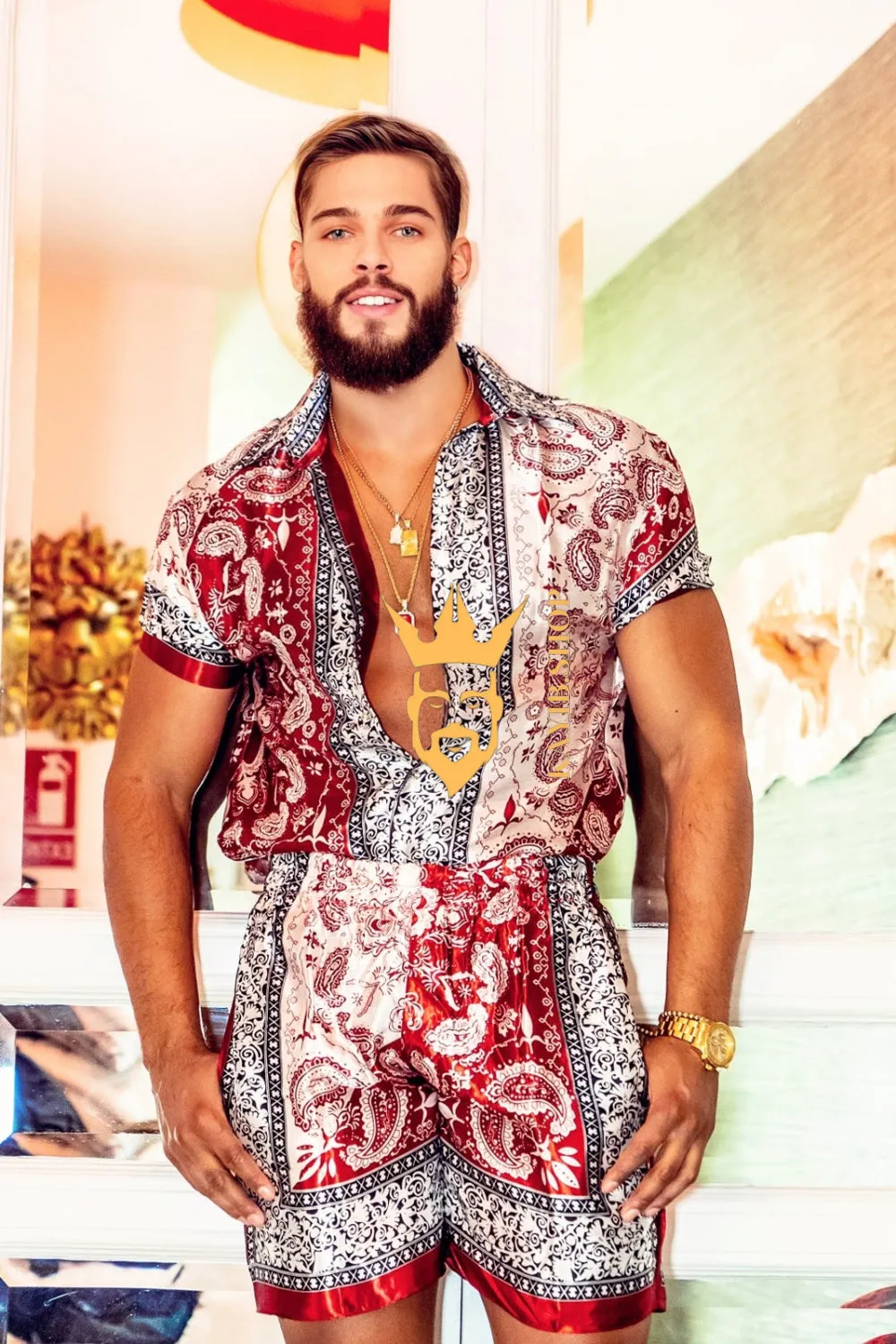 Men's Luxury Silk Set Outfits - Elevate Your Style Game with Unparalleled Comfort and Sophistication