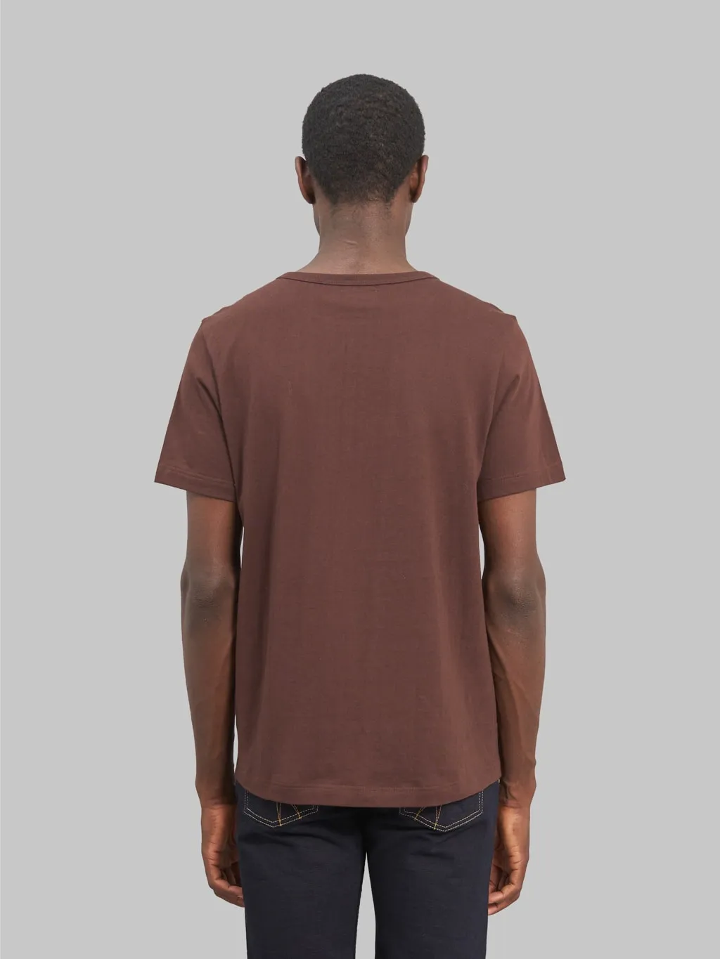 Merz b. Schwanen 1950s 5.5oz Loopwheeled Classic Fit T-Shirt Coffee