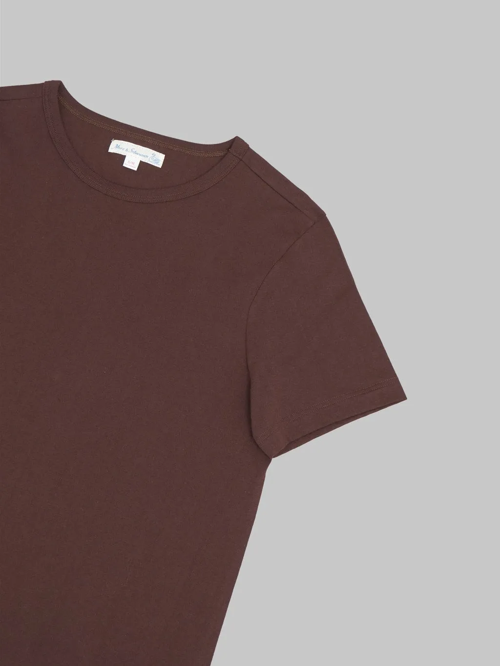 Merz b. Schwanen 1950s 5.5oz Loopwheeled Classic Fit T-Shirt Coffee