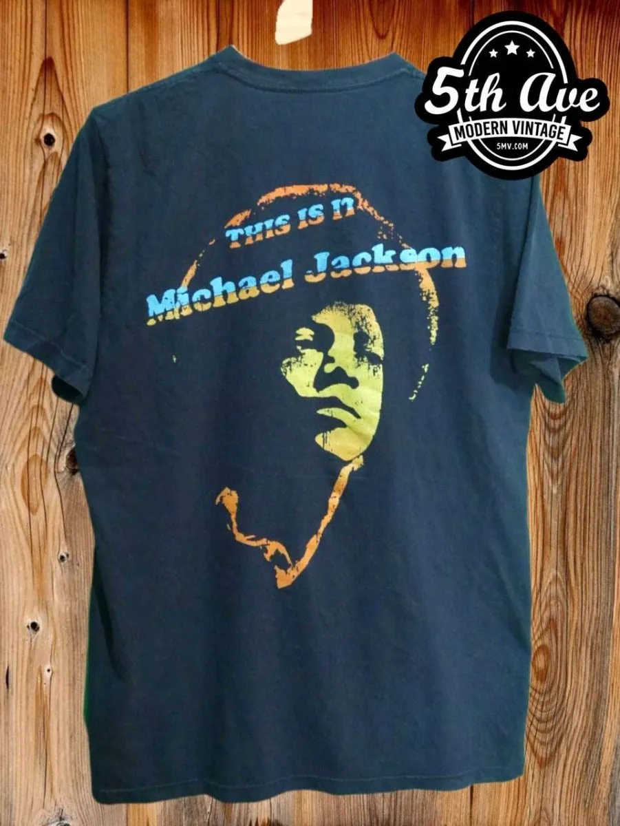 Michael Jackson 'This Is It' Rare Double-Sided Chromatic T-Shirt