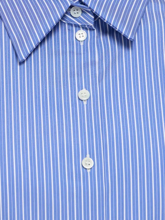 Michael Kors Collection   Striped spiral sleeve oversize shirt 