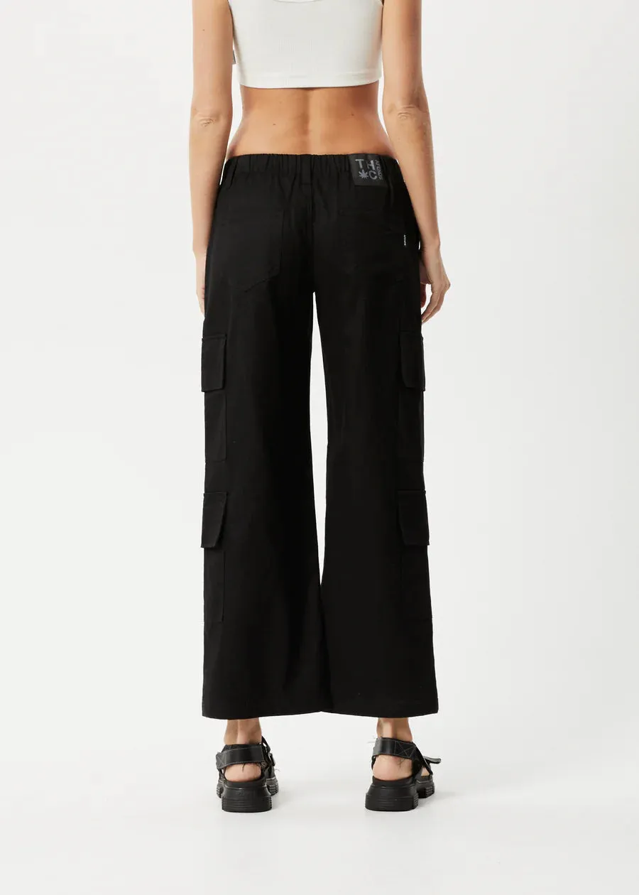 MIDNIGHT CARGO PANTS | BLACK