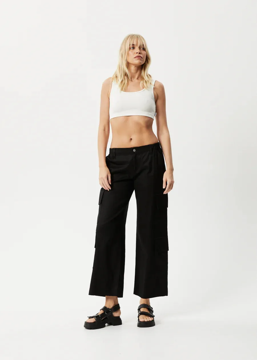 MIDNIGHT CARGO PANTS | BLACK