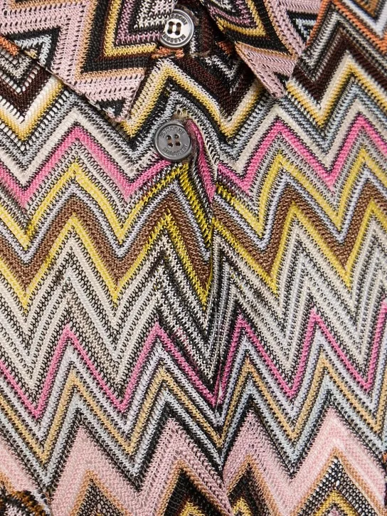 Missoni   Chevron viscose long sleeve shirt 