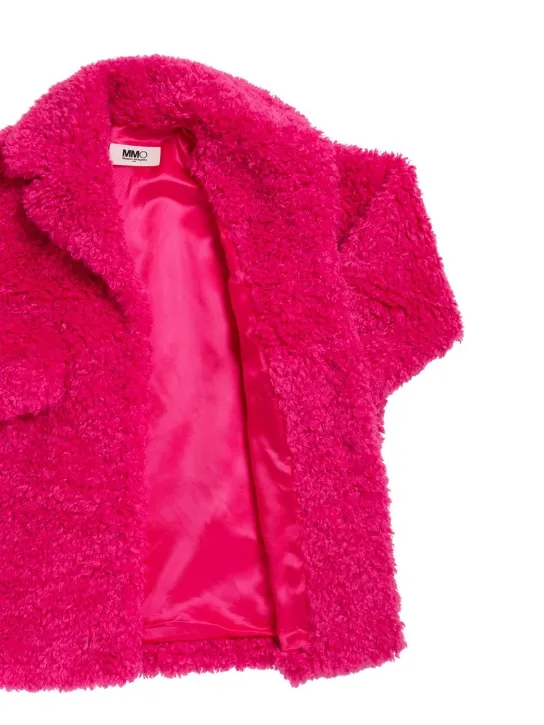 MM6 Maison Margiela   Faux fur coat 