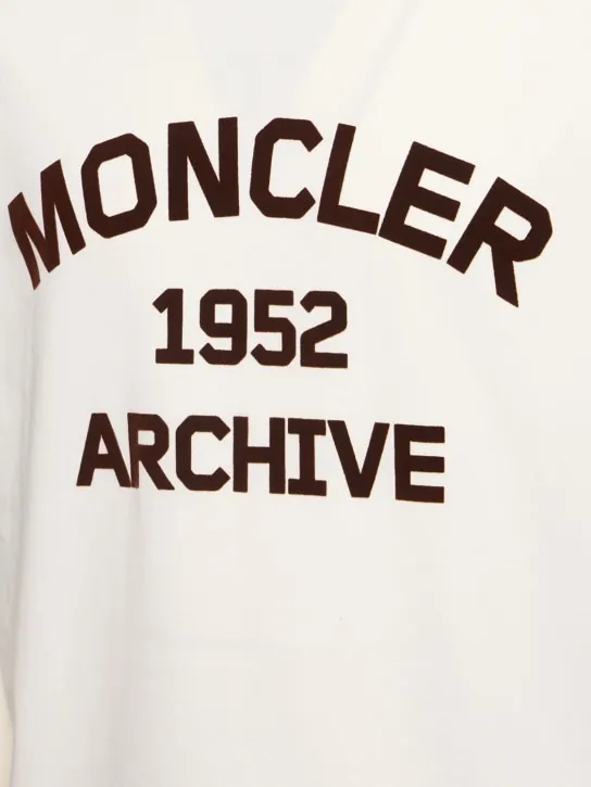 Moncler   Logo cotton jersey t-shirt 