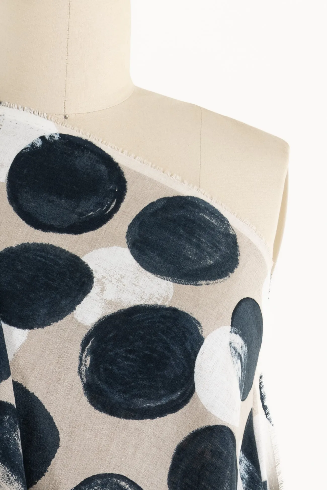 Moonstruck Dots Japanese Linen Woven