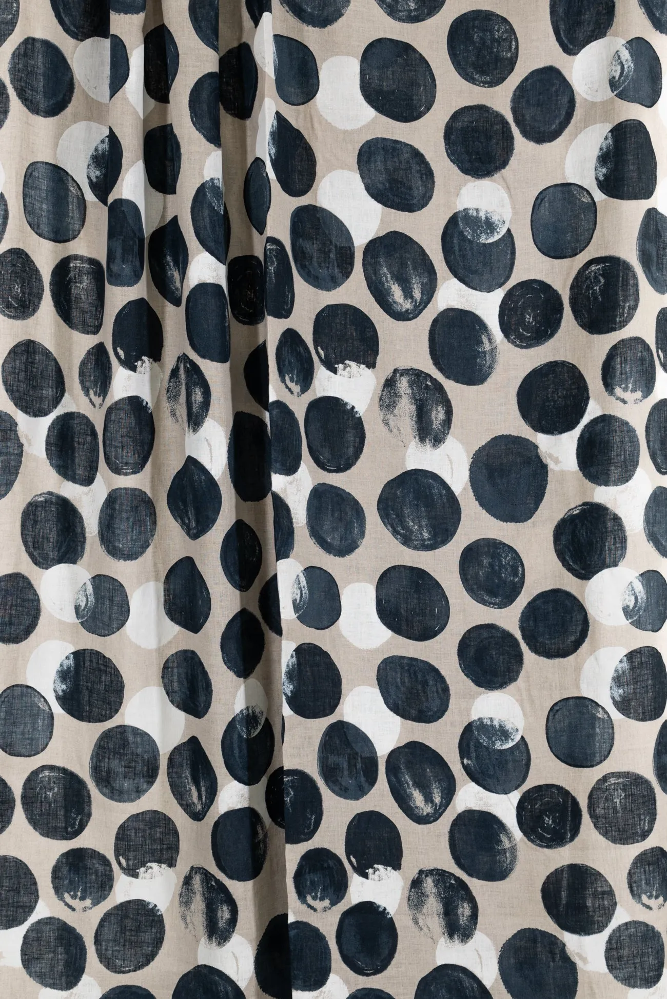 Moonstruck Dots Japanese Linen Woven