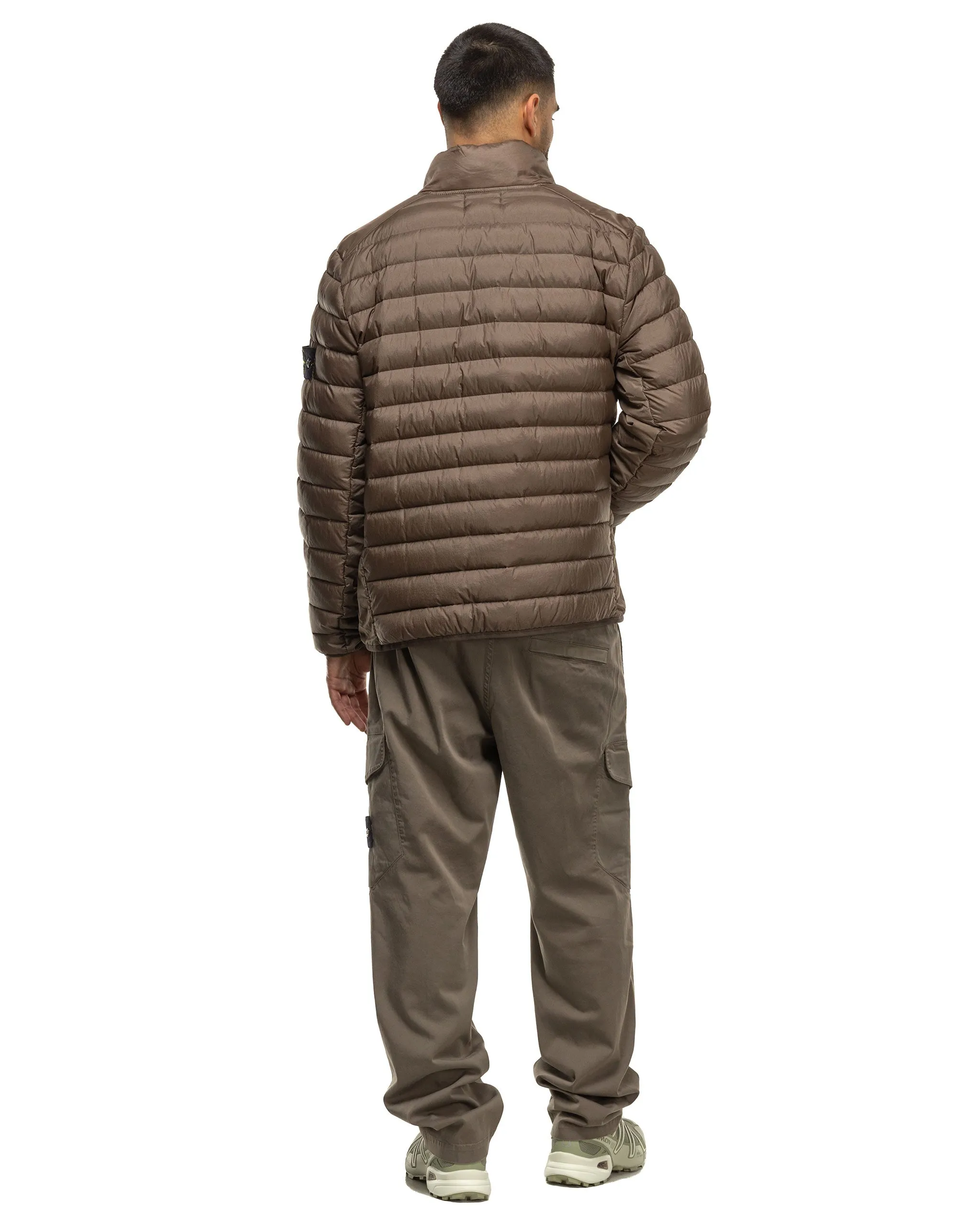 Organic Cotton Satin Stretch 2 Pocket Cargo Pant Walnut